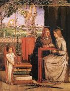 Dante Gabriel Rossetti, The infancy of Maria